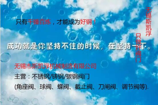 只有千锤百炼,才能成为好钢----无锡PG娱乐气动角座阀厂家